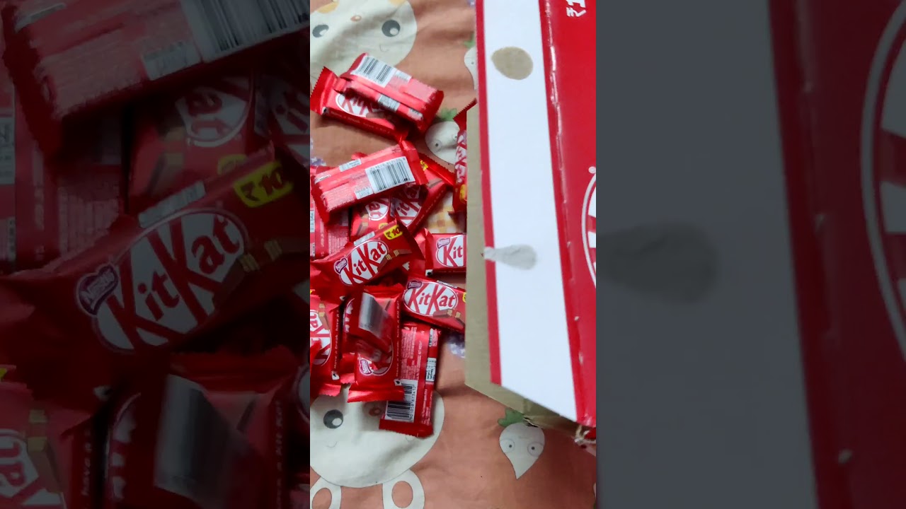 kitkat chocolate Box unboxing ll Rs. 10rupees chocolate smallpack #kitkat #chocolate #smallchocolate