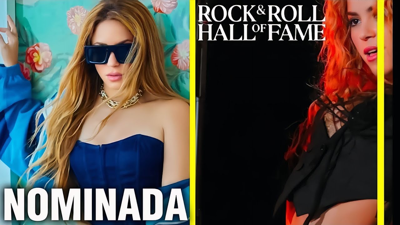 SHAKIRA NOMINADA AL SALÓN DE LA FAMA DEL ROCK 2026 ¡ASÍ PUEDES VOTAR PARA HACER HISTORIA! 