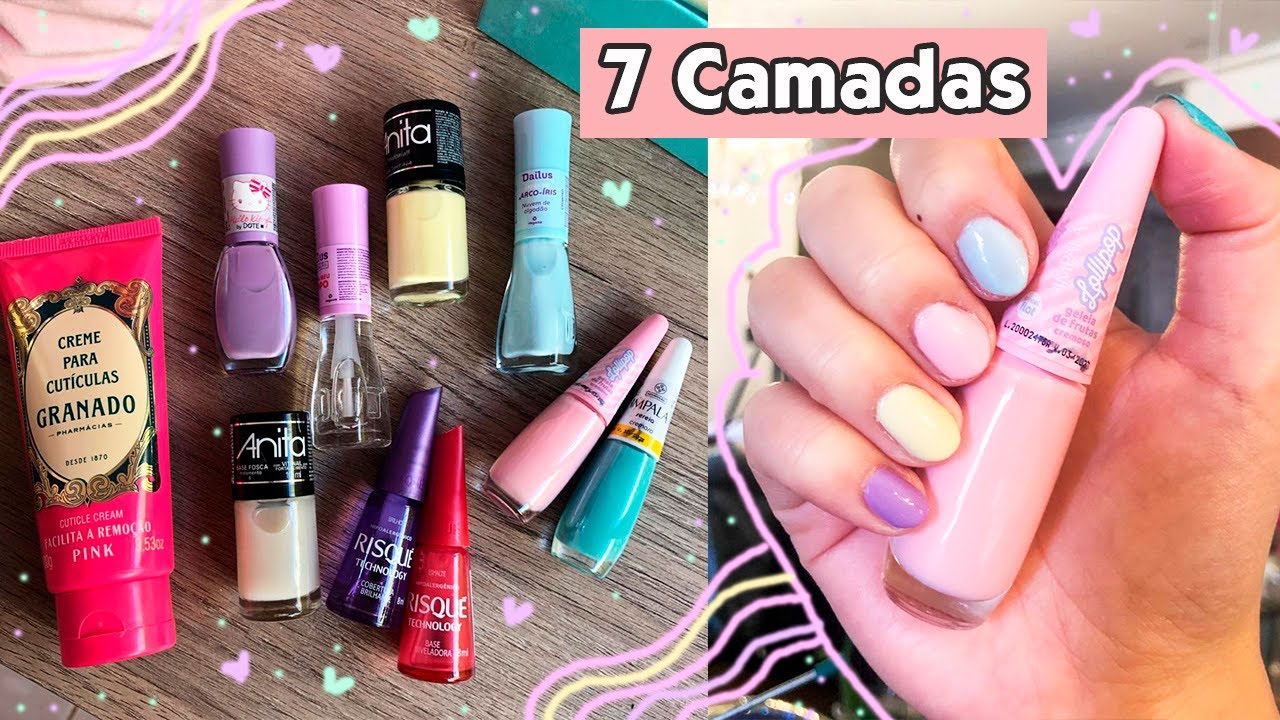 Fiz 7 camadas de esmaltes!! Da Unha Bonita ❤️