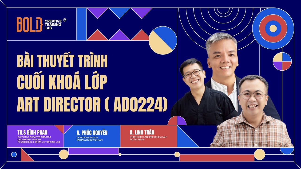 “GẬP” CHUẨN ĐÀN ÔNG - THUYẾT TRÌNH CUỐI KHÓA LỚP ART DIRECTOR & COMMUNICATION WRITER ADVANCED