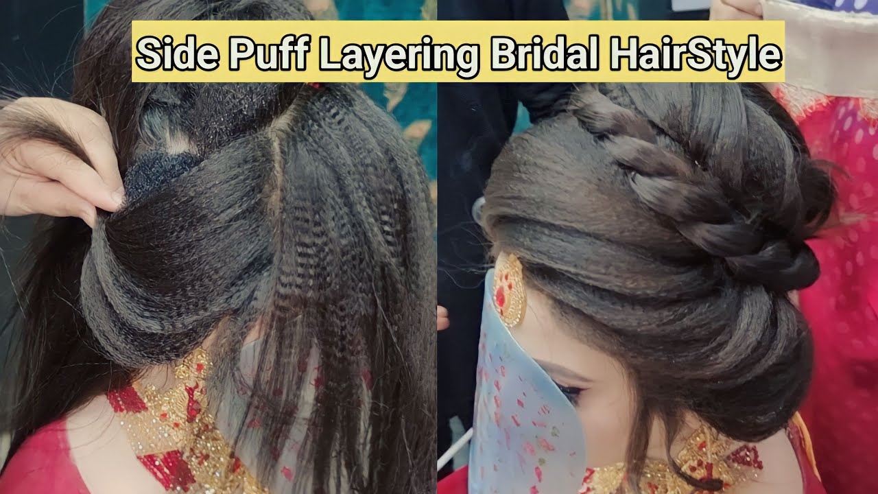 How To Create Layers In Puff | Front Layer Puff Hairstyles Step By Step | Tutorial by Nazia Khan