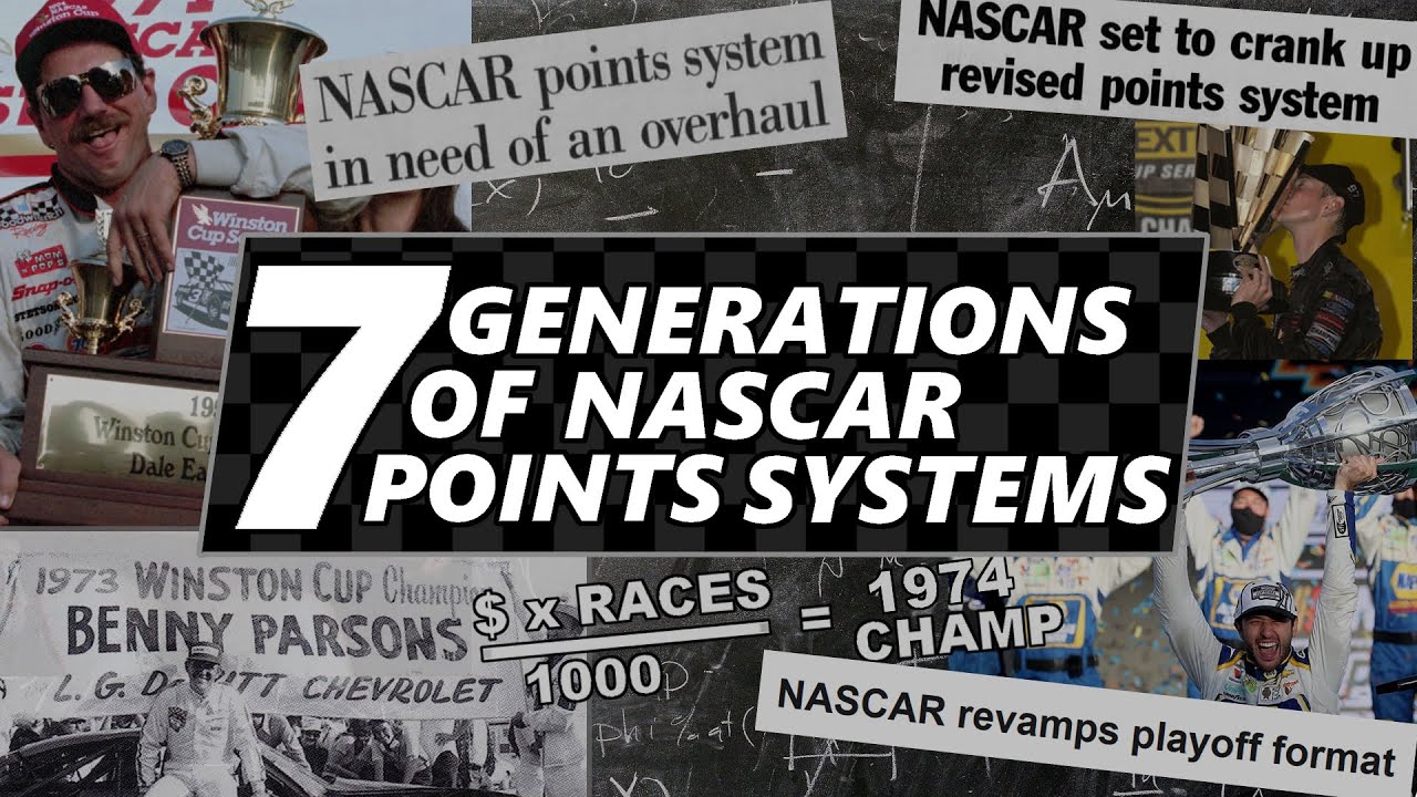 The 7 Generations of NASCAR Points Systems