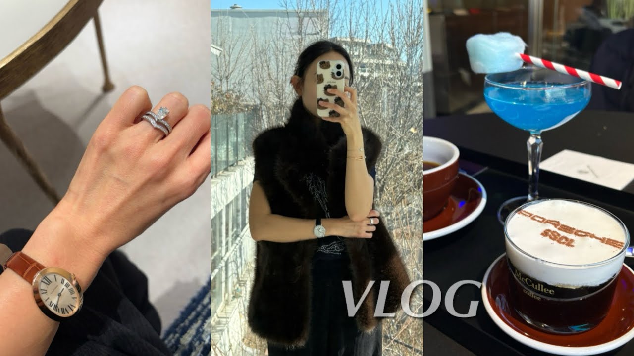 Vlog | 쇼메 아그레뜨링💍비드쇼메 시리즈 🐝| 오픈갤러리 원화렌탈 | 한섬 타임, h&M, 페이크퍼 | 포르쉐 일렉트릭카페 | 코지타벨리니 | 부베트 서울 | 건강식 챙겨먹기 
