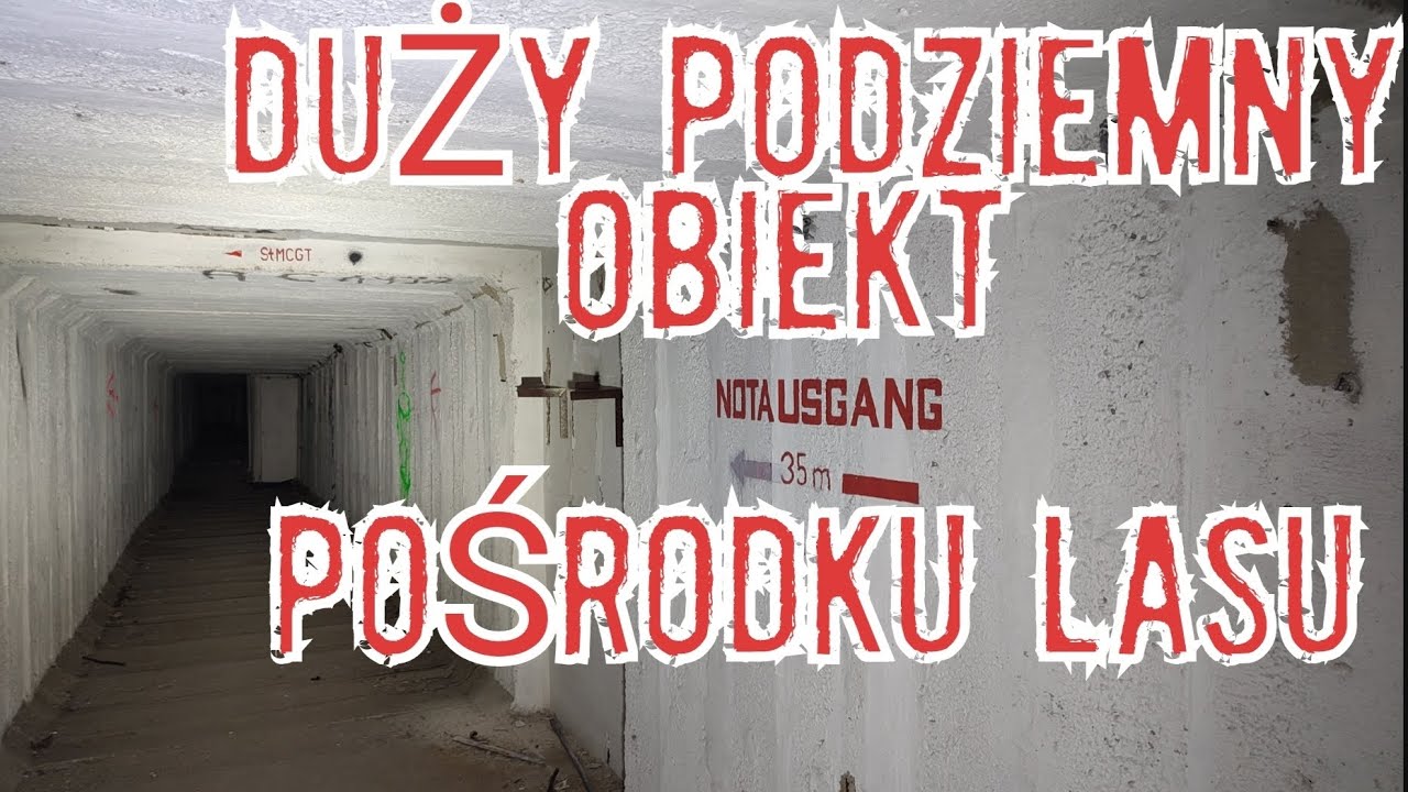 🇩🇪Co to za podziemny obiekt pośrodku lasu.