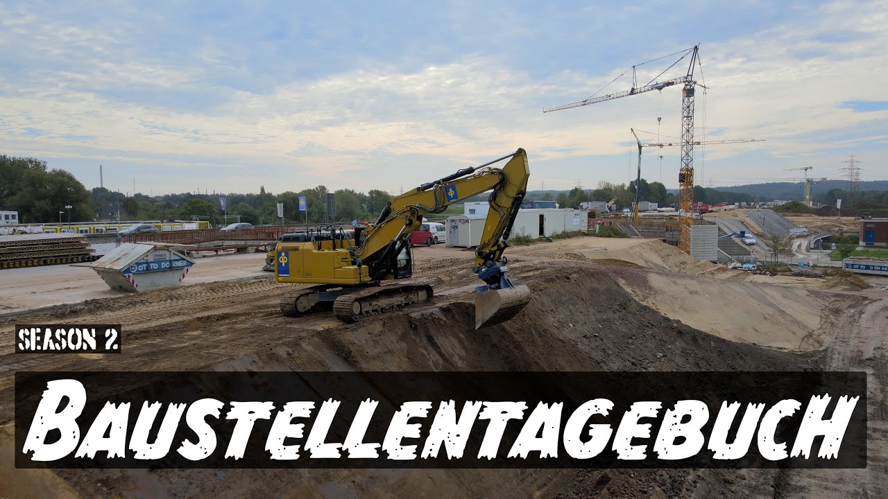 Baustellentagebuch #14 | Von Böschung anlegen über Brückenbauwerke und Testflächen - Cat 324E