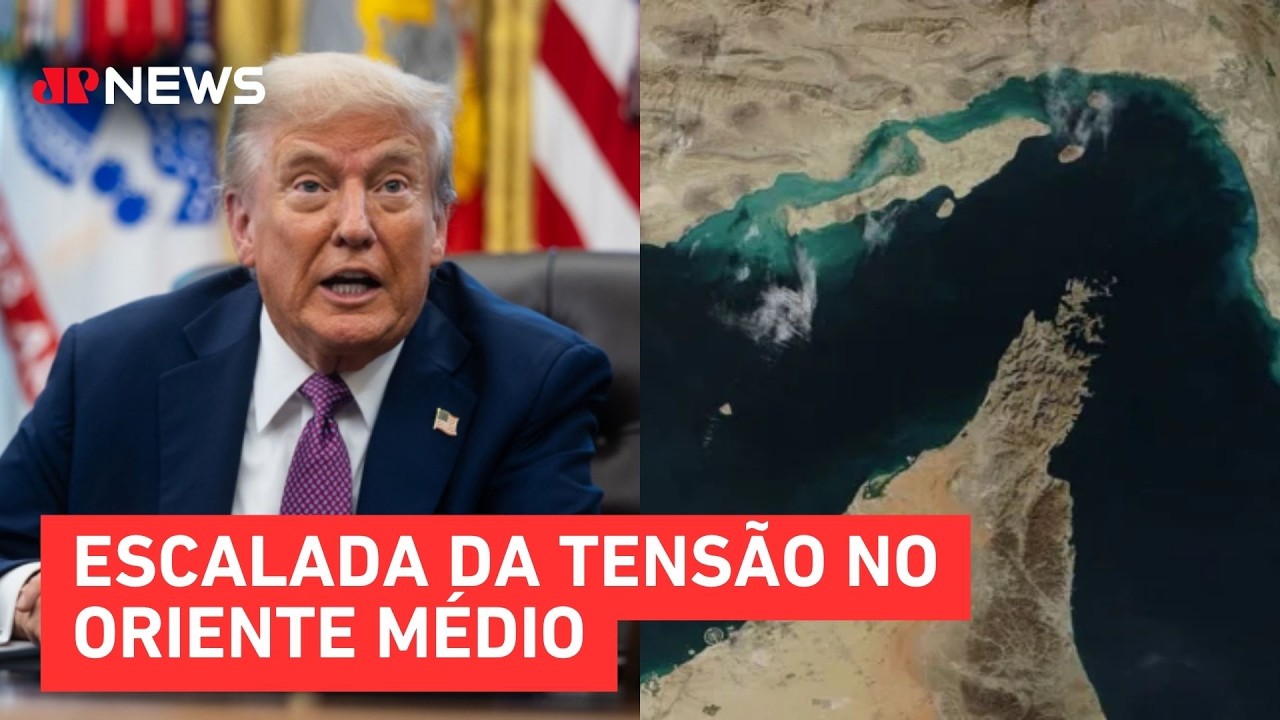 EUA e Ir&atilde; encerram negocia&ccedil;&otilde;es por cessar-fogo e Trump promete bloquear navios em Ormuz
