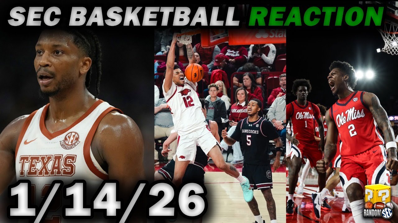 TEXAS UPSET, OLE MISS UPSET, ARKANSAS BELT + MORE HAPPENED IN SEC BBALL 👀 | Random SEC