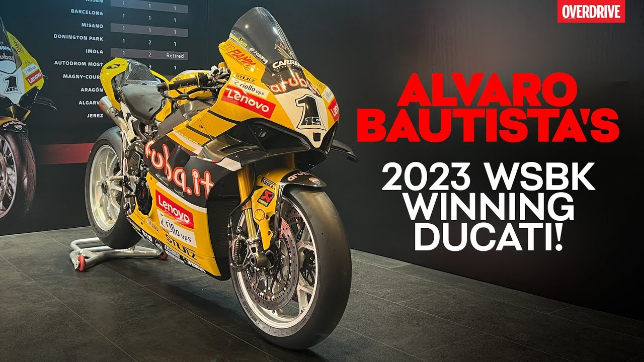 Гоночный автомобиль Panigale V4R WSBK стоимостью 8 крор рупий и его лимитированная реплика, котор...