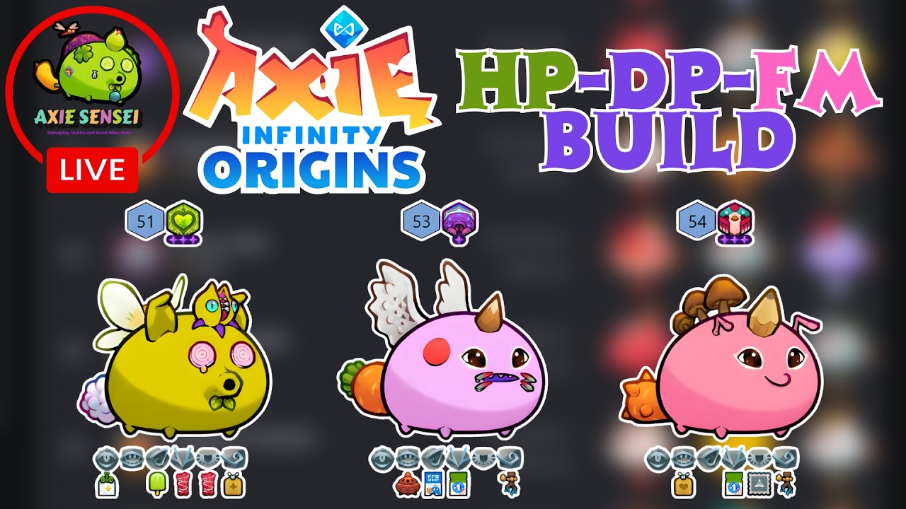 🔴LIVE: Axie Infinity: Origins | Season 16 |Final  Era | Healing Pulse DP build!
