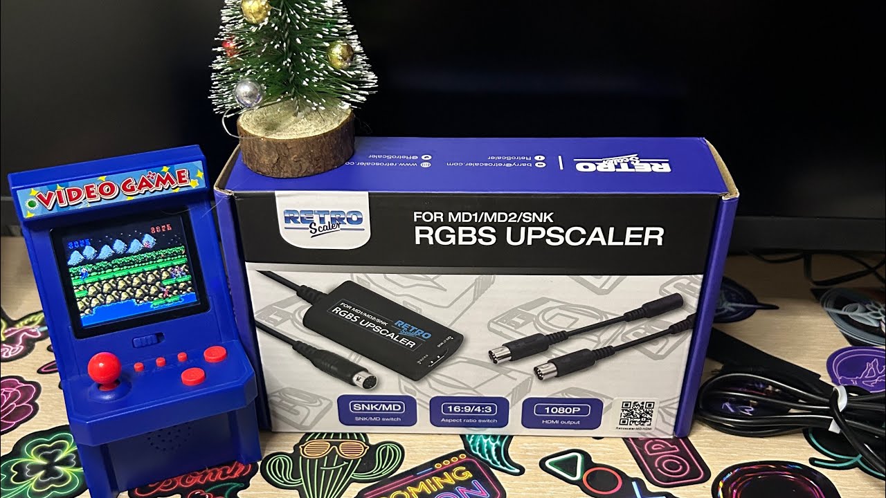Как подключить Sega Mega Drive2(оригинал) к современному TV(hdmi), RGBS UPSCALER нам поможет.