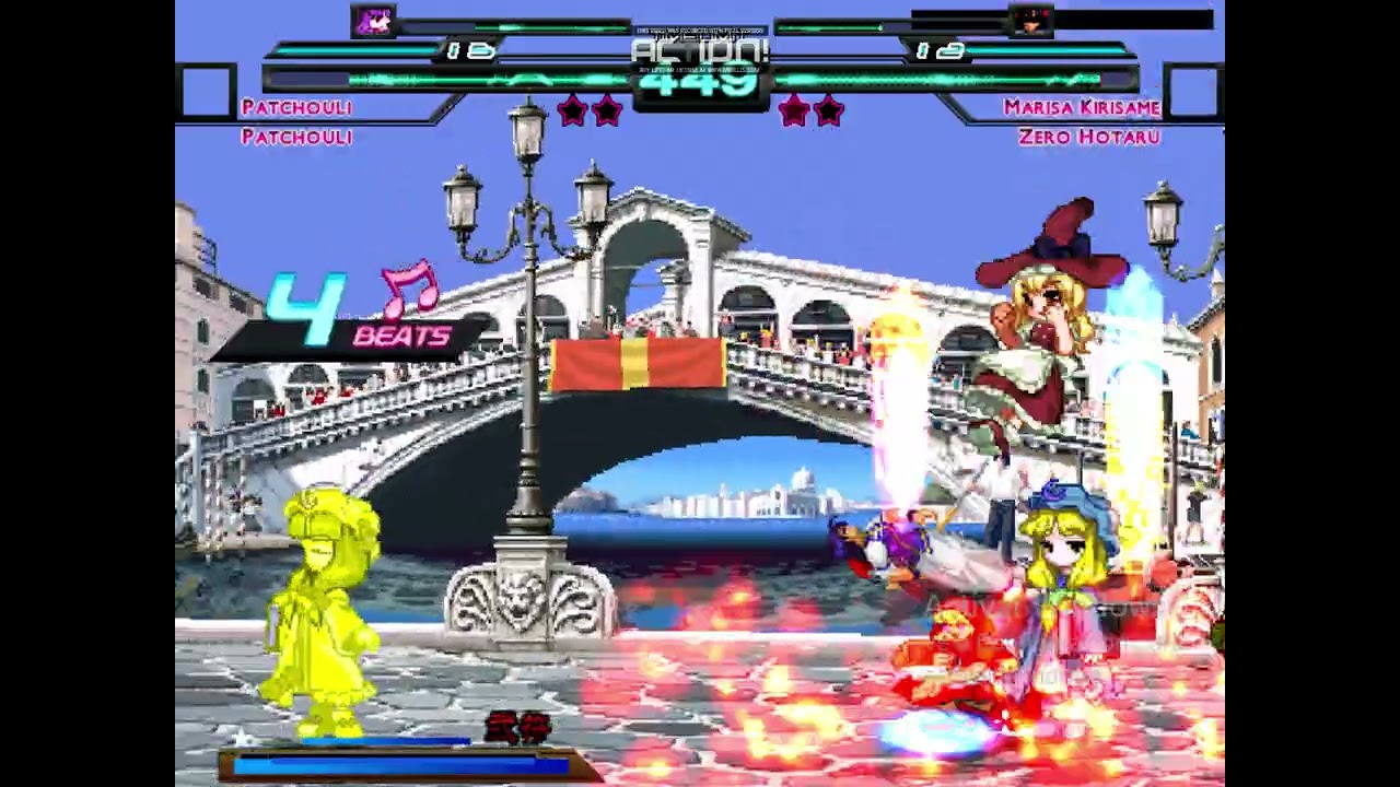 Patchoulli & Patchouli VS Marissa Kirisame & Zero Hotaru