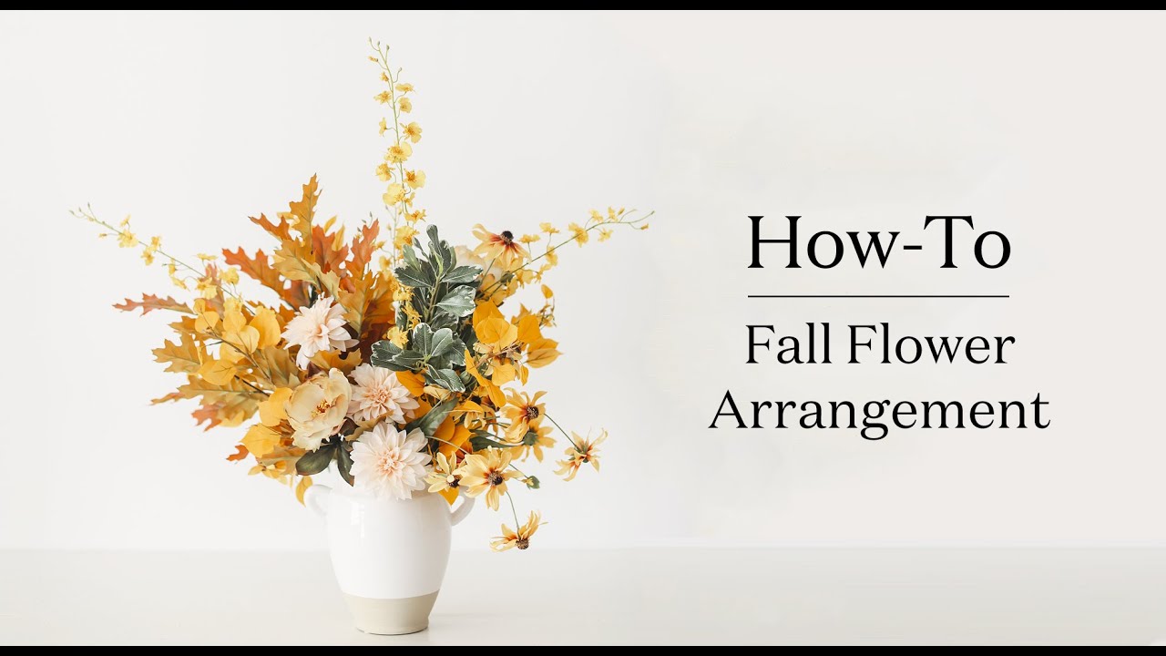 How to Make A Fall Flower Arrangement