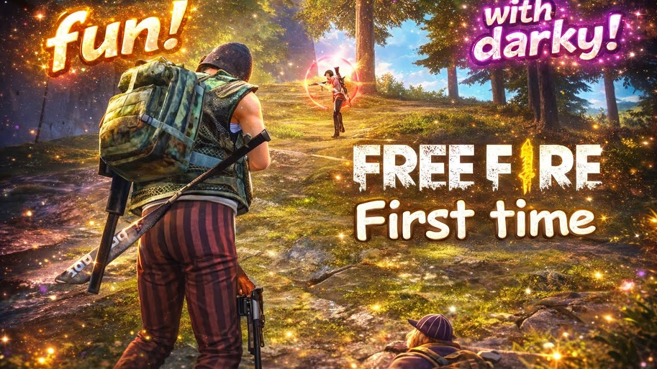 I played Free fire with darky for the first time🤯🔥.      # mrbeast .