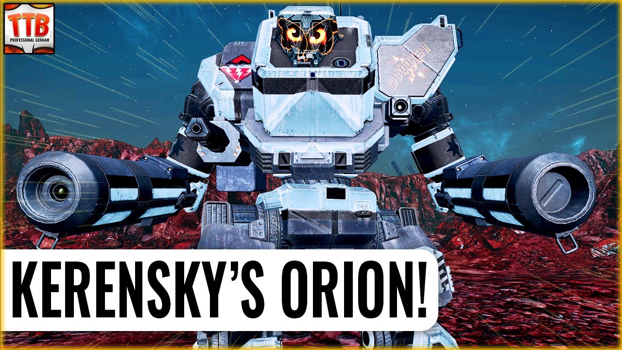 Сила всего трёх мощных орудий! — Orion — German Mechgineering #1375 MWO