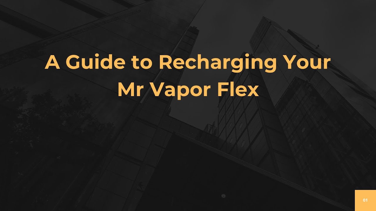 A Guide to Recharging Your Mr Vapor Flex