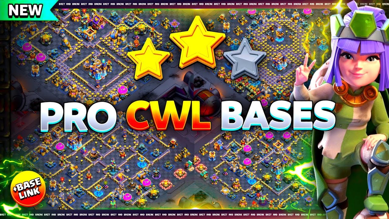 NEW TH18 CWL & WAR BASE LINKS | BEST ANTI-2 STAR & LEGEND LEAGUE DEFENCE 2025 💪