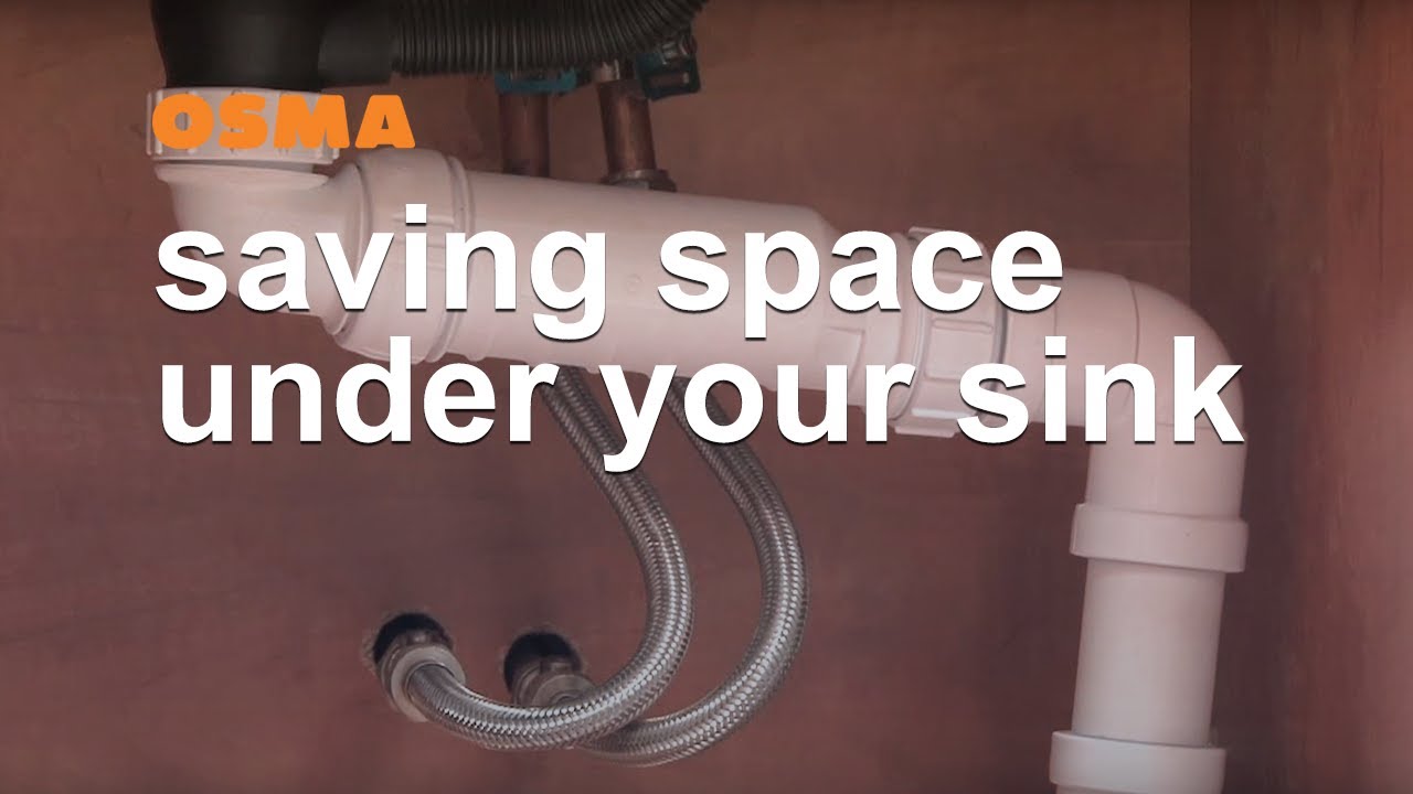 How to install an under a sink where space is at a premium - OSMA HepvO Soil & Waste