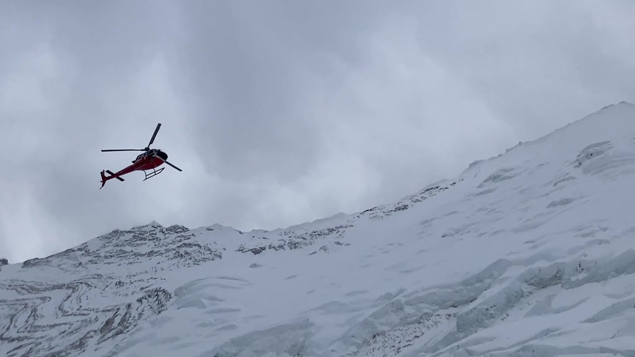 Helicopter Evacuation from Everest Camp 2