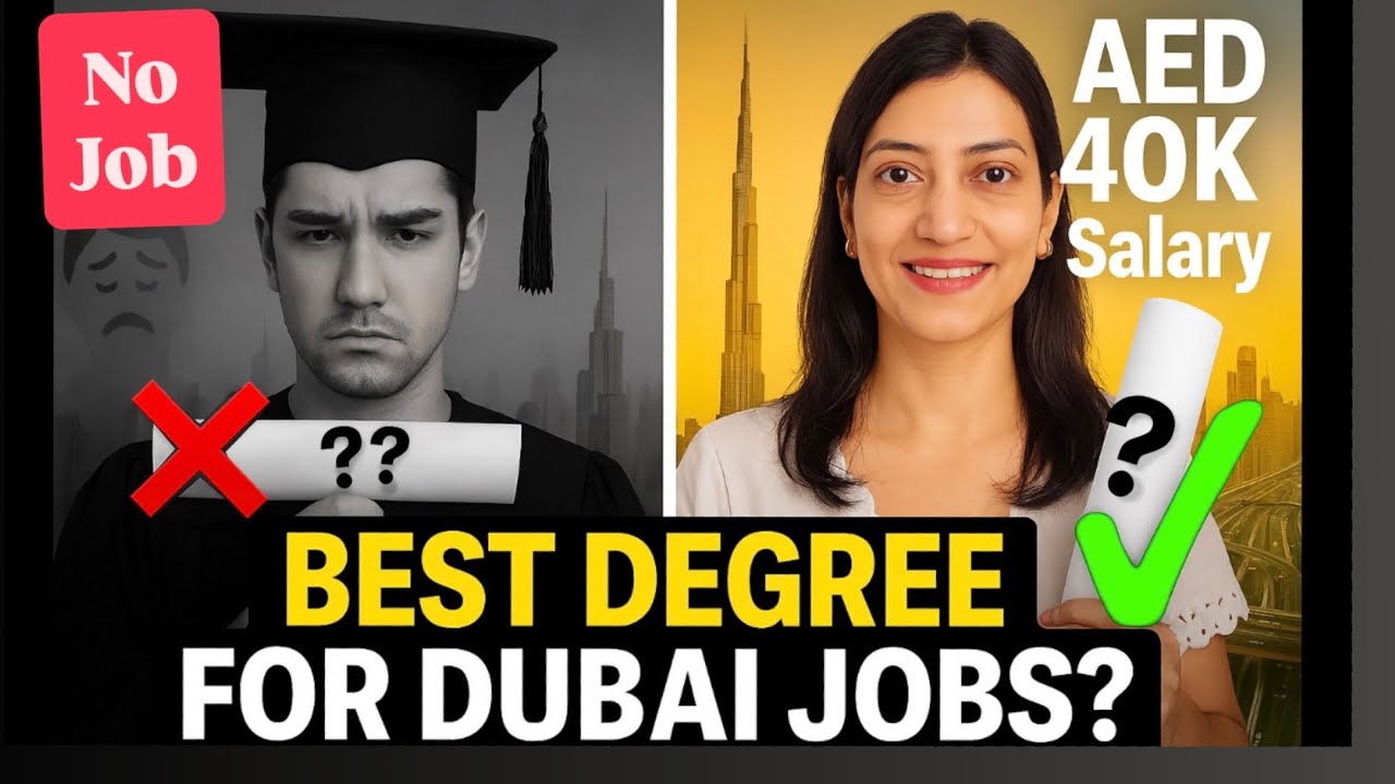 which are the HIGH Paying Jobs in Dubai | Best or worst Degrees in Dubai how to get jobs in Dubai