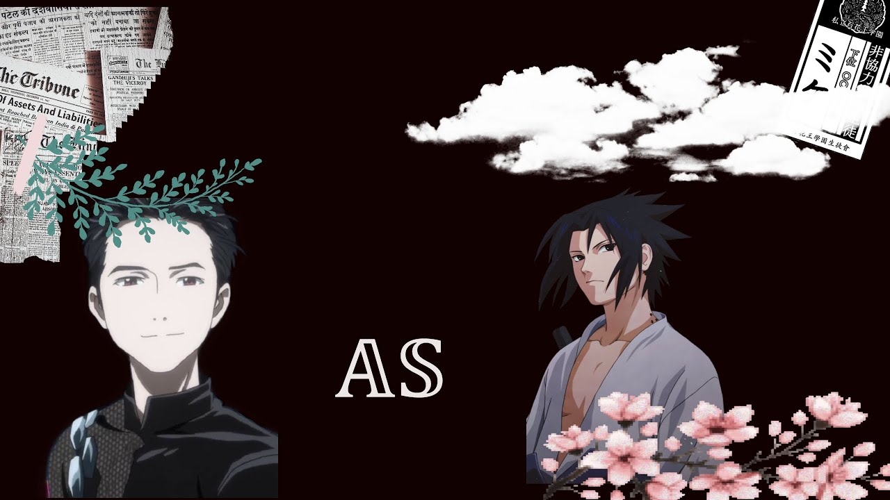 Реакция Юри на льду на Юри как Саске/Yuri on ice reaction to Yuri as Sasuke