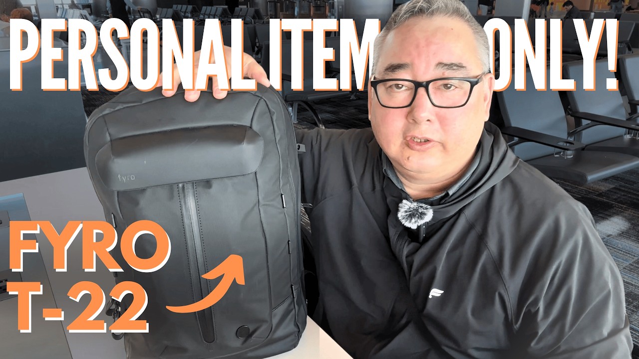 5 Days in LA with ONLY the Fyro T-22 || Bag Review Case Study || Minimalist Travel