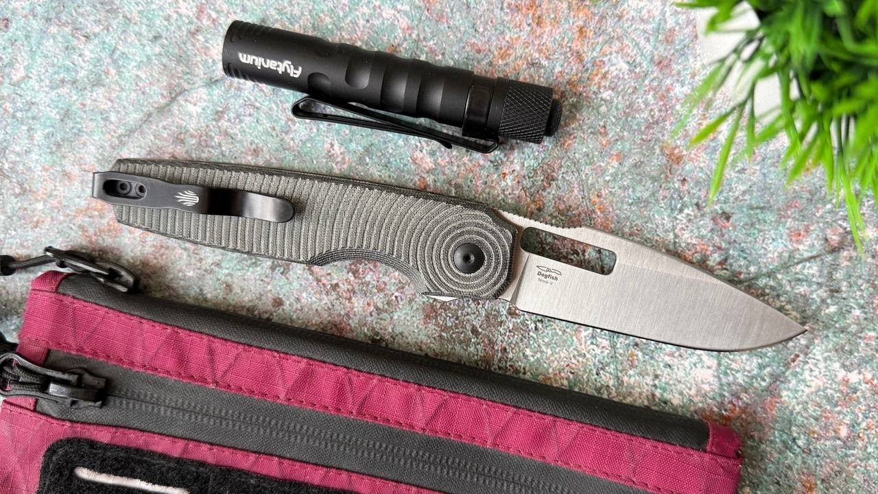 ОЧЕНЬ ЗАЛИПАТЕЛЬНО! Kizer Dogfish складной нож