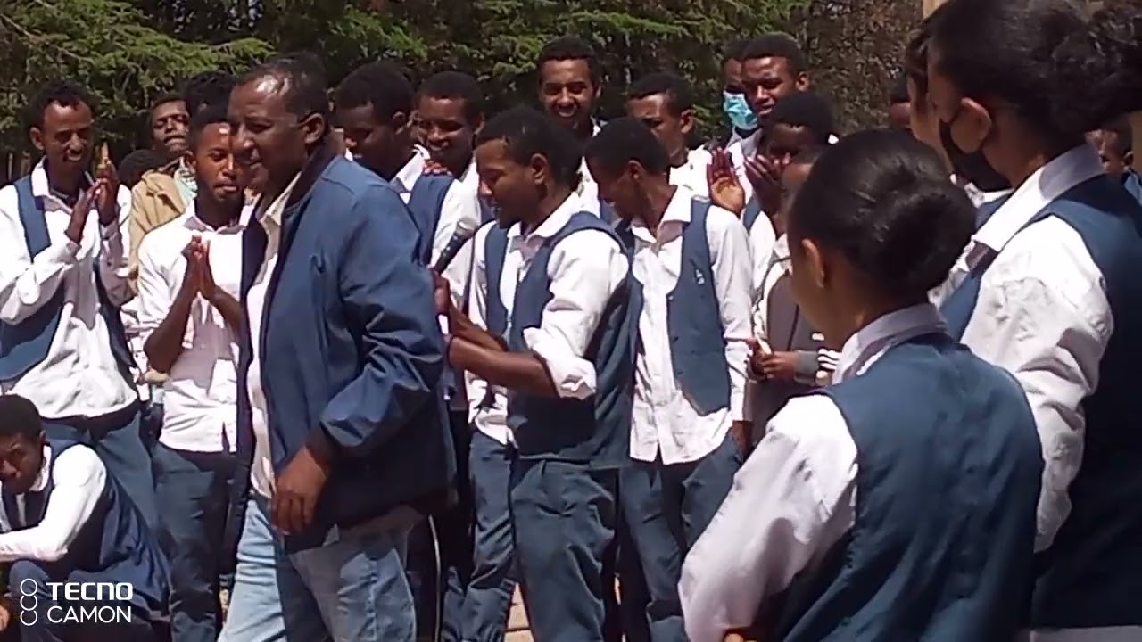 the students  & teachers of General Wako Gutu secondary high school in Bale Robe city.