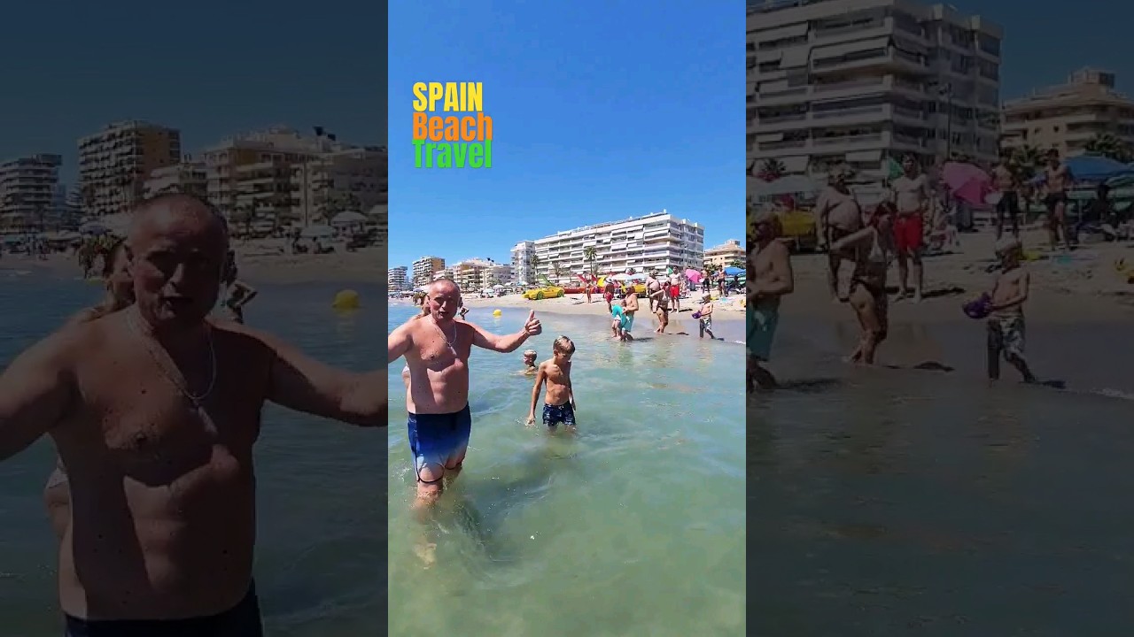 Beach Walk Tour 4K Costa del Sol Travel Spain #walkingtour4k #spaintravel #fuengirola #costadelsol