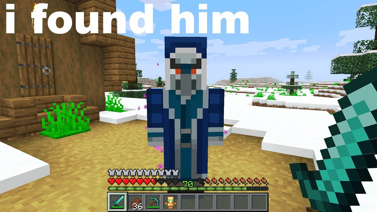 I found the new Iceologer in Minecraft... (1.17 update)