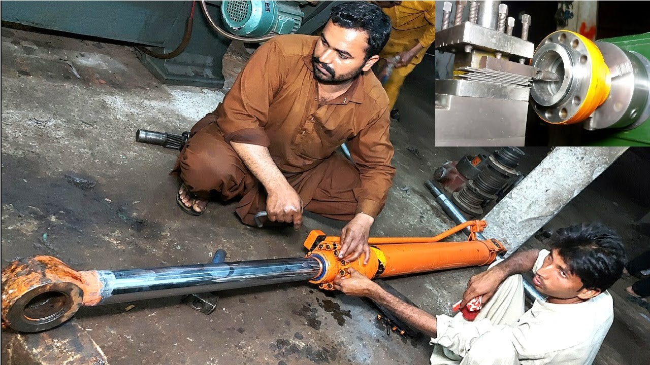 Giant Hydraulic Cylinder | Seal Kit Change | Chrome Rod | Gland Boom