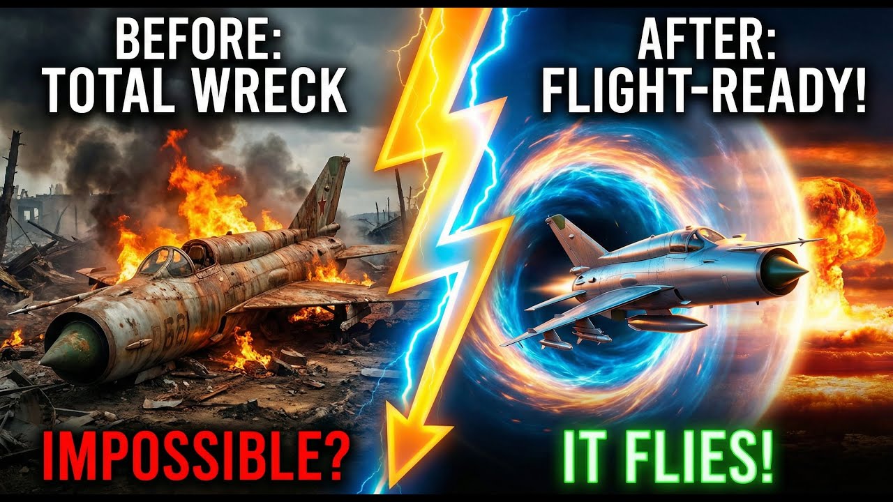 Aircraft Restoration Documentary! MiG-21 Full Restoration Abandoned → Flight-Ready