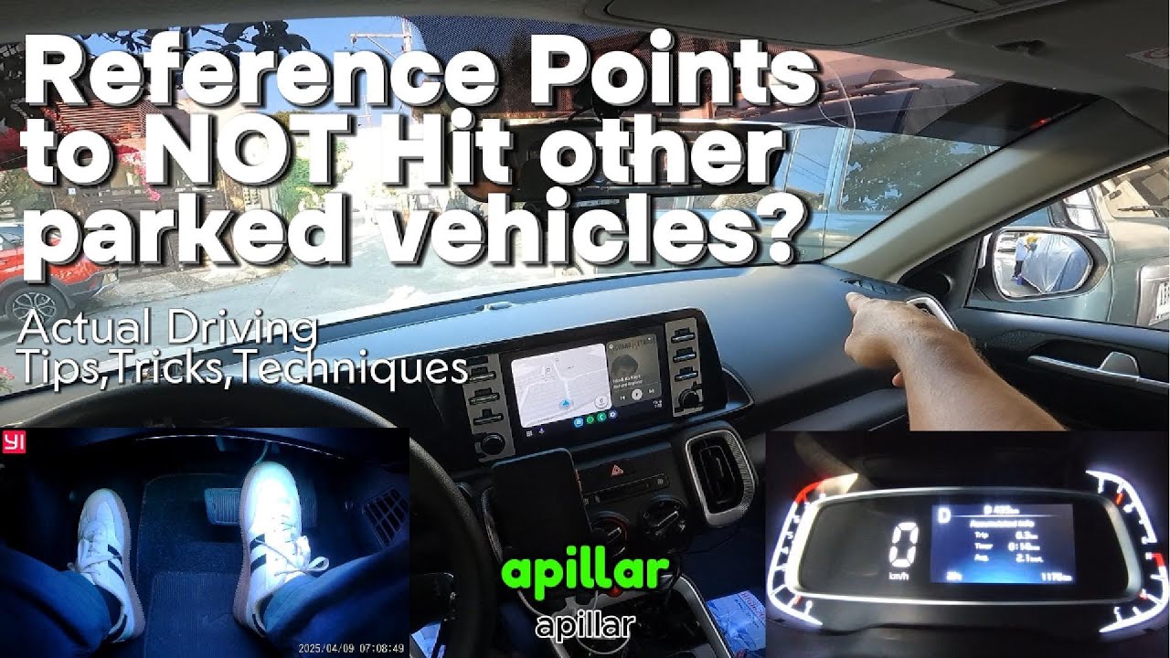 Reference Points to NOT Hit other parked vehicles #driving #drivingskills #driver #cars #drive