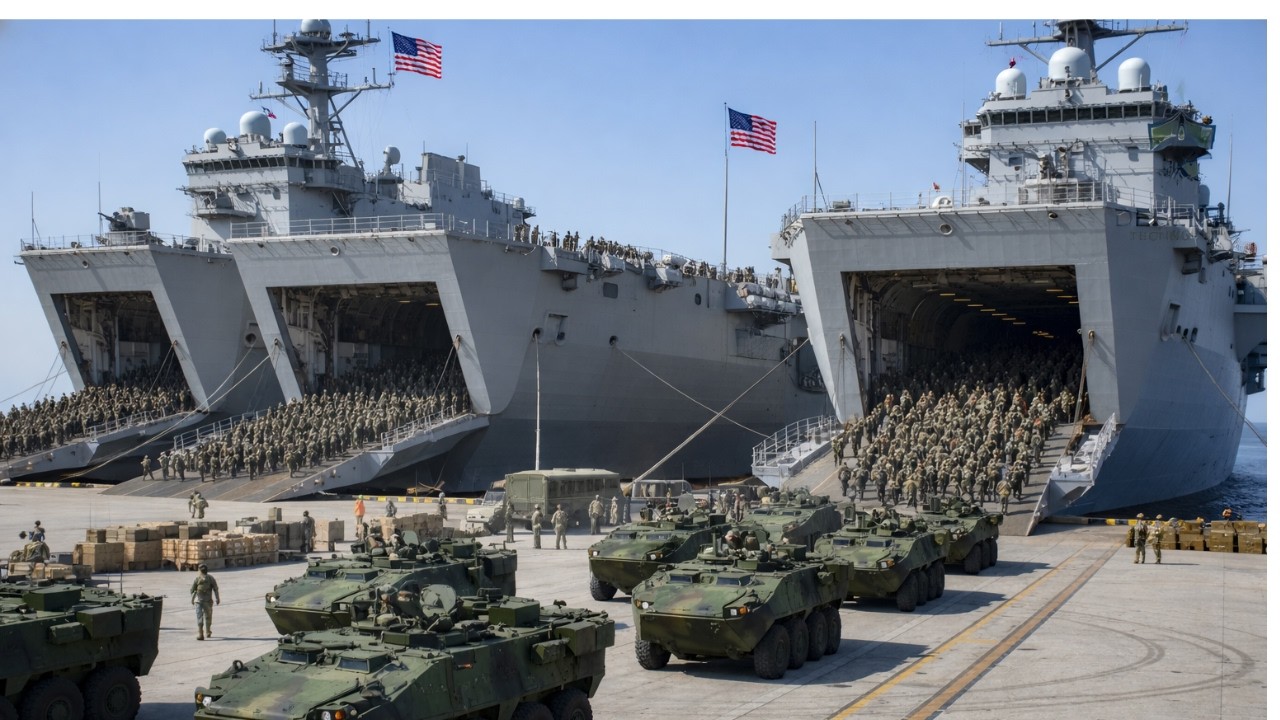 Urgent Deployment: US Sends Elite Forces and Amphibious Combat Vehicles to Gulf Region
