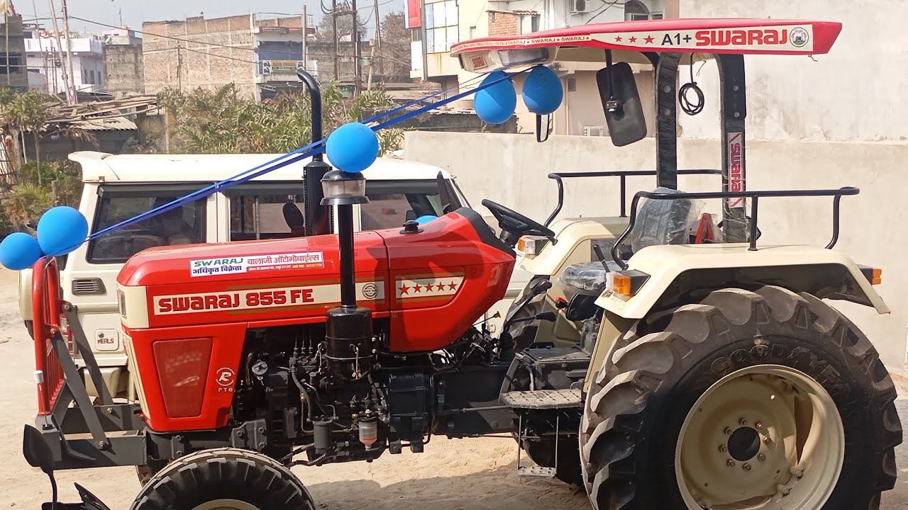 #tractorvideo #sawraj855 न्यू ट्रैक्टर नया मॉडल जिस भाई को यह ट्रैक्टर मंगाना हो प्लीज कमेंट करें औ