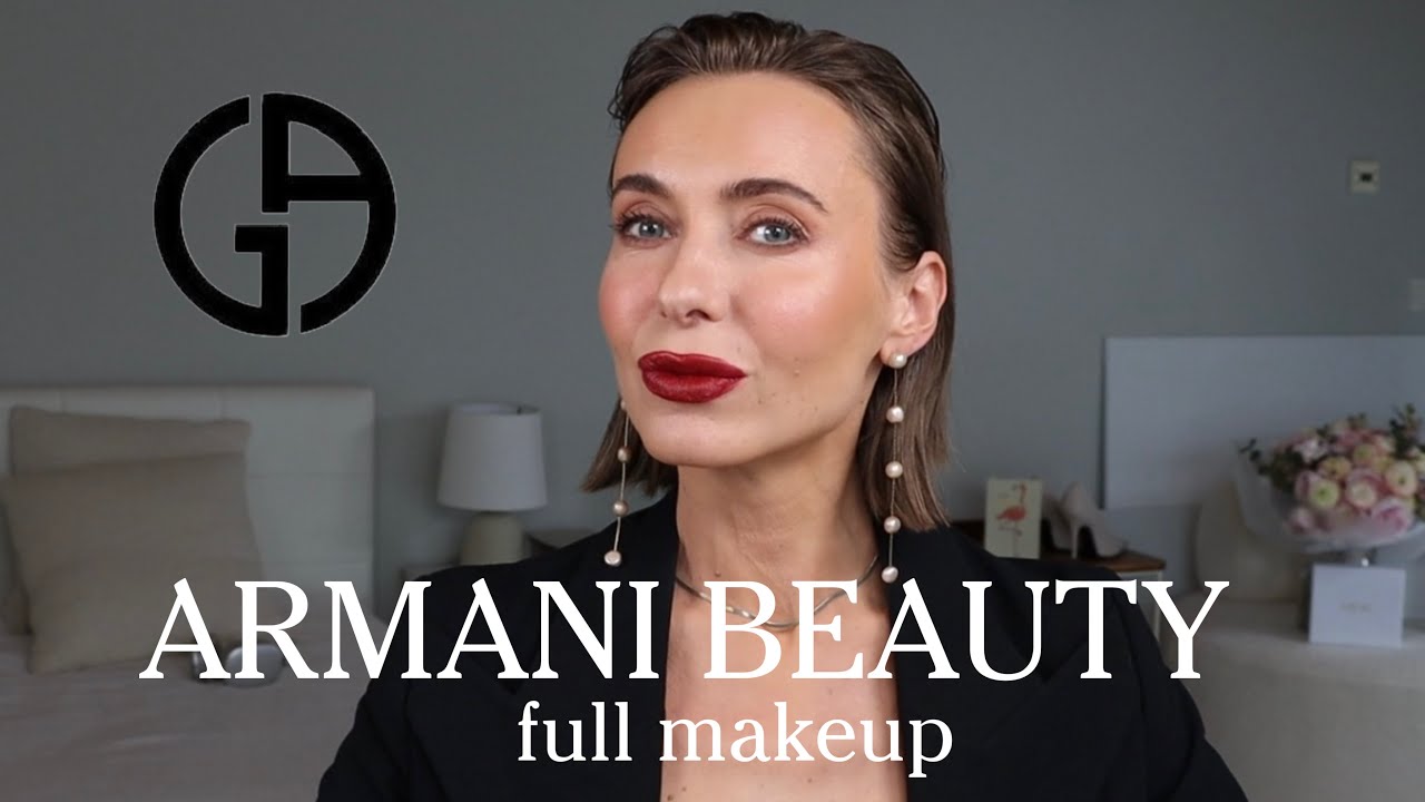 ARMANI BEAUTY full makeup look | Best products | application tips from Pro 
