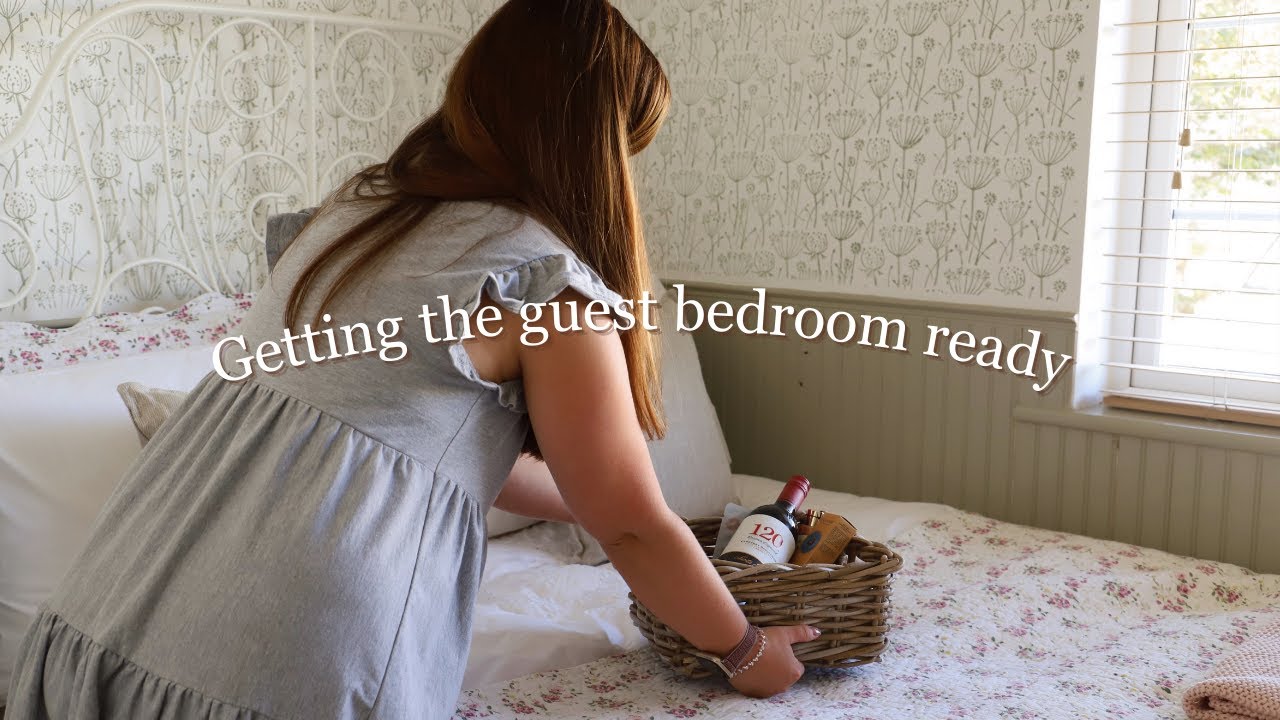 Cosy clean & organise home vlog, getting the guest bedroom ready!