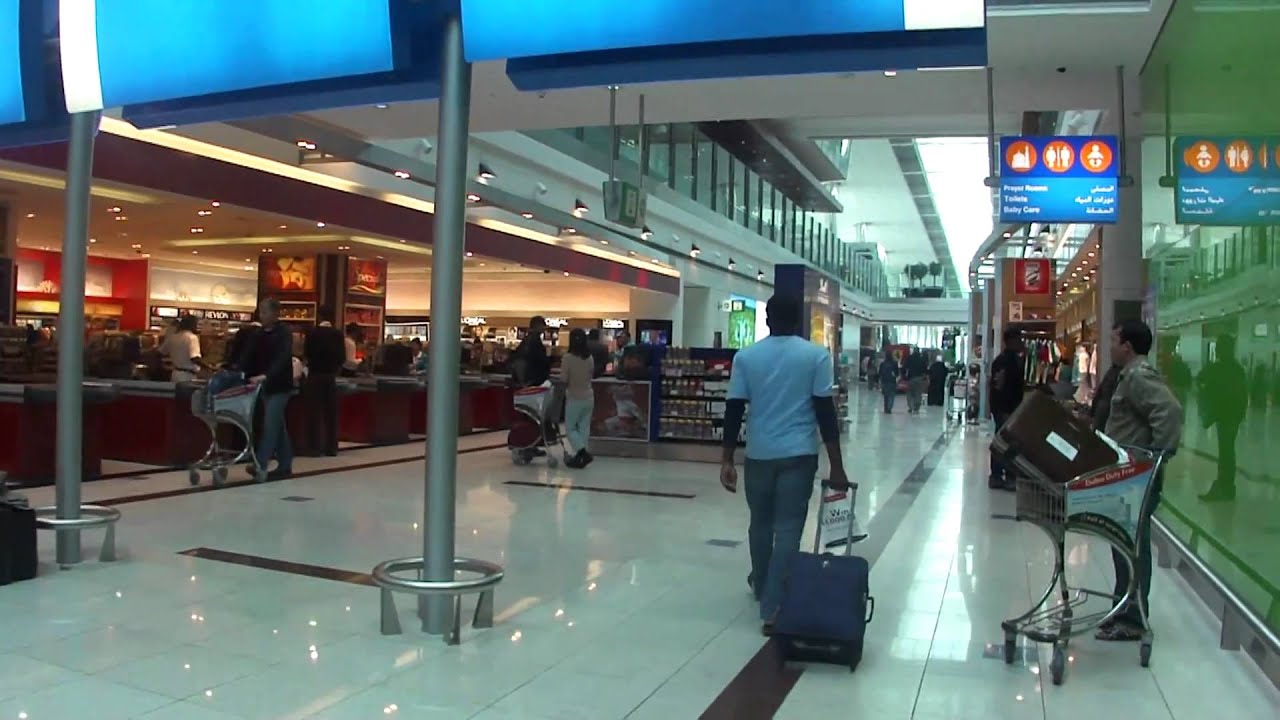 Inside Dubai International Terminal 3 Airport
