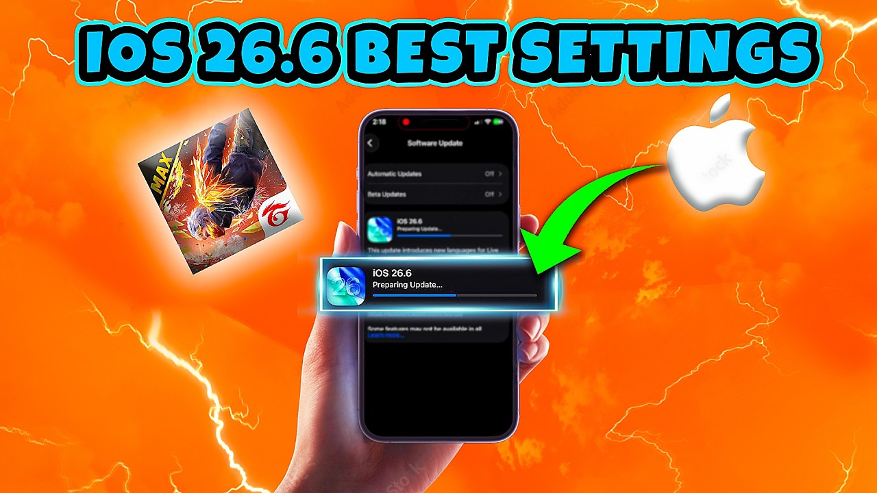 iOS 26.6 Best Settings for Free Fire (98% Headshots)