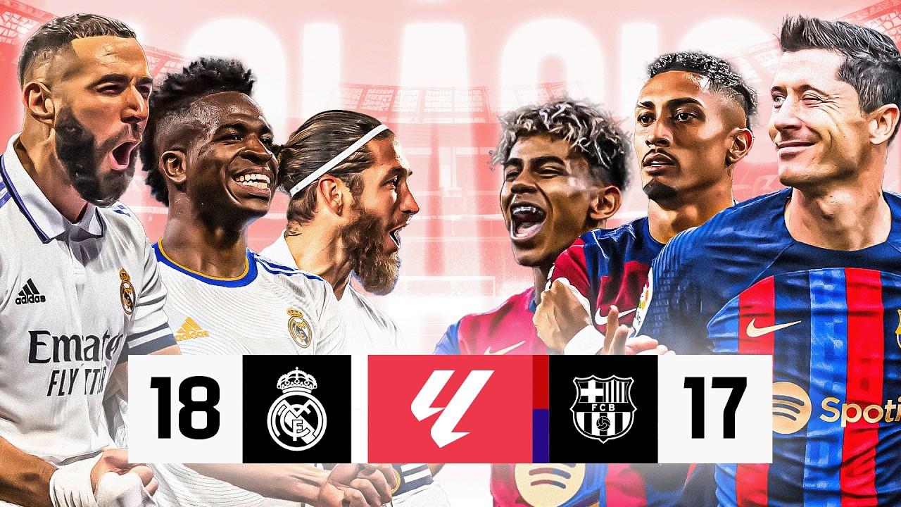 REAL MADRID 18 - 17 BARCELONA | Resumen 2019-2025