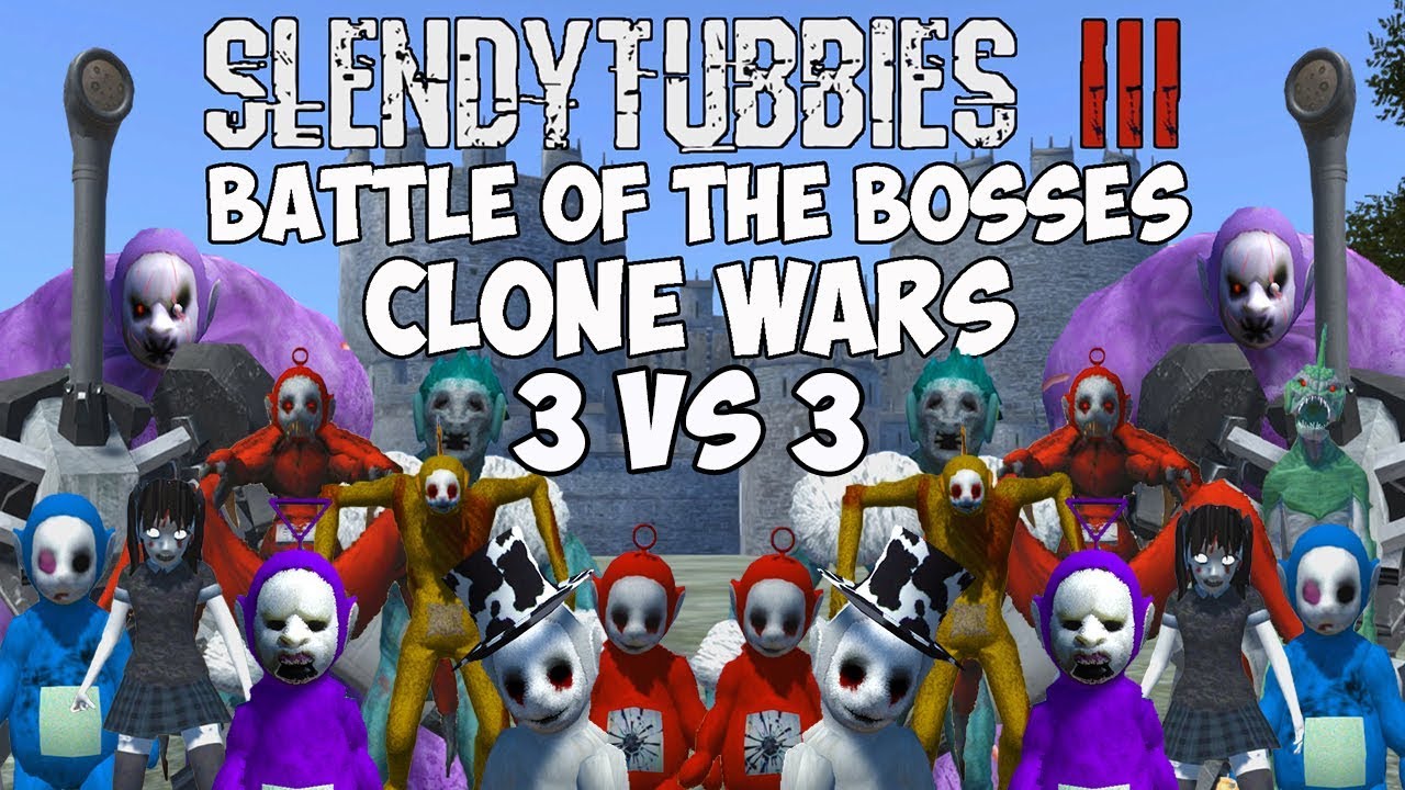 THESE TRIOS ARE NOT MESSING AROUND | SLENDYTUBBIES 3 BATTLE OF THE BOSSES CLONE WARS 3 VS 3 | BOTB