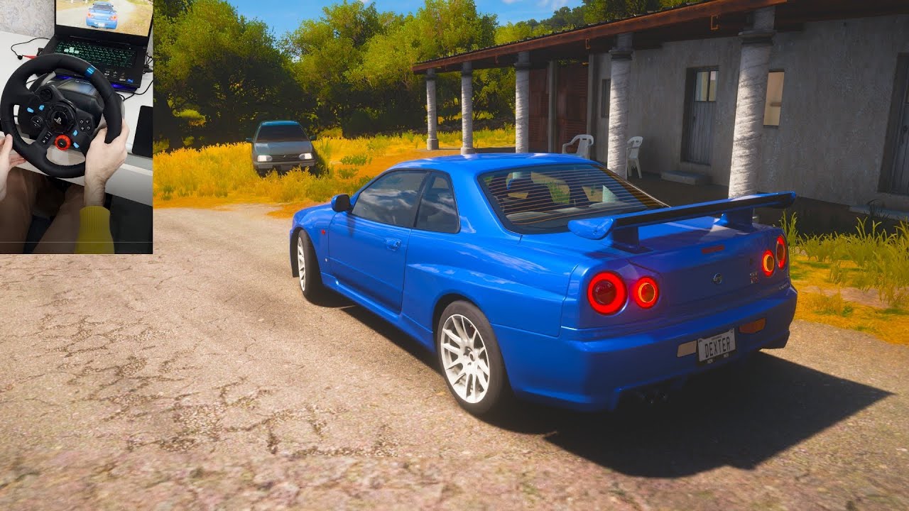 800HP Nissan R34 GT-R | Logitech G29 Gameplay | Forza Horizon 5