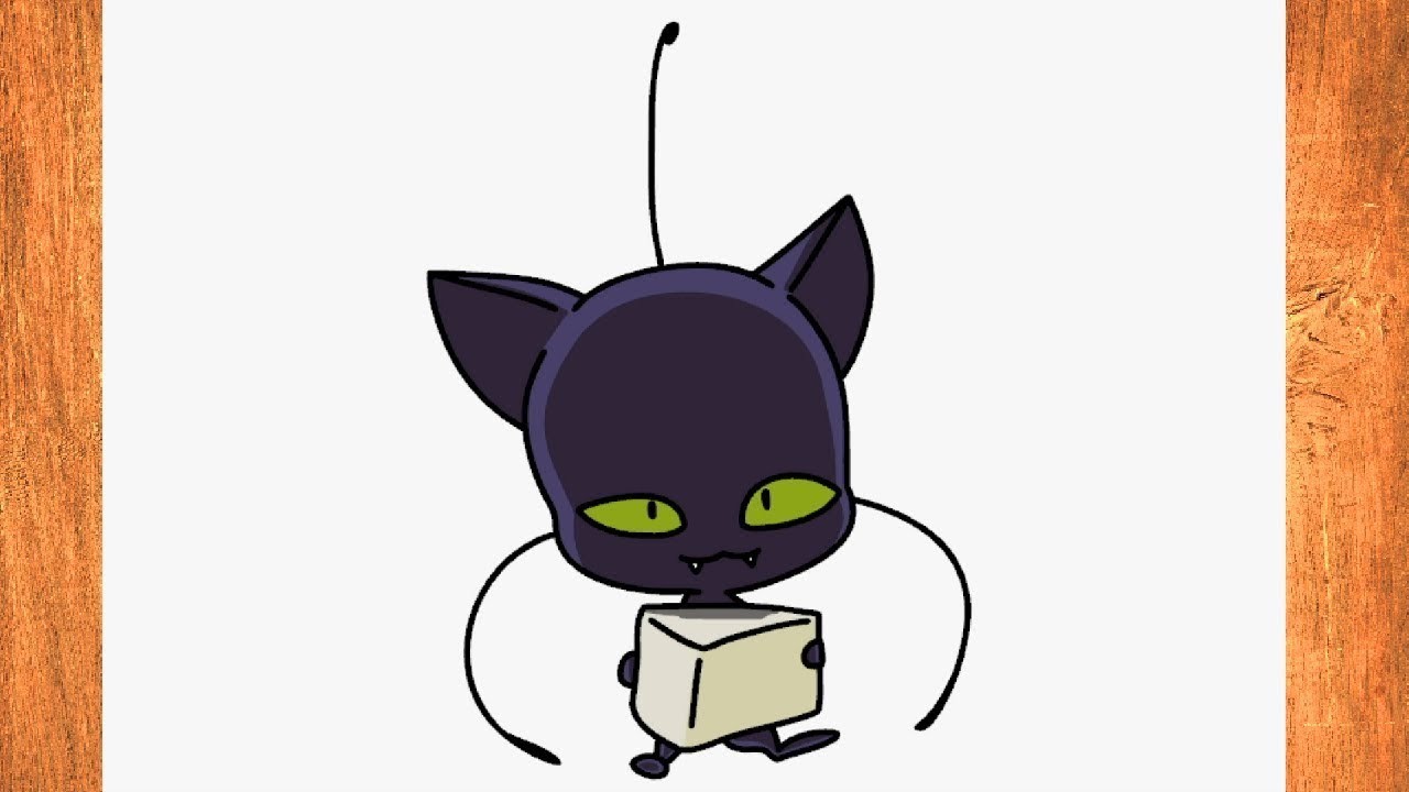 Como desenhar o Plagg do Miraculous