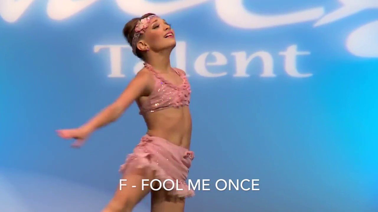 ABC Solos Ranked - Maddie Ziegler
