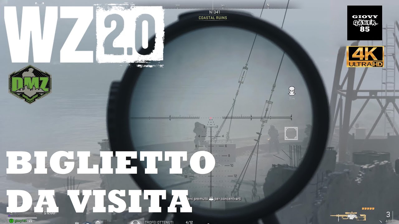 Call Of Duty Warzone 2.0 DMZ - BIGLIETTO DA VISITA - Dove trovare biglietto da visita -Sciacallo -4K