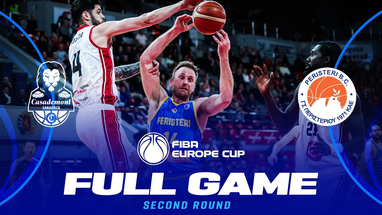 Casademont Zaragoza v Peristeri Betsson | Full Basketball Game | FIBA Europe Cup 2025-26