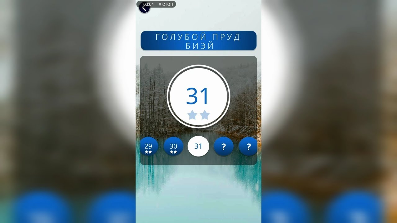 WOW (WORDS OF WONDERS) БОНУС Япония / Голубой Пруд Биэй / 31 уровень