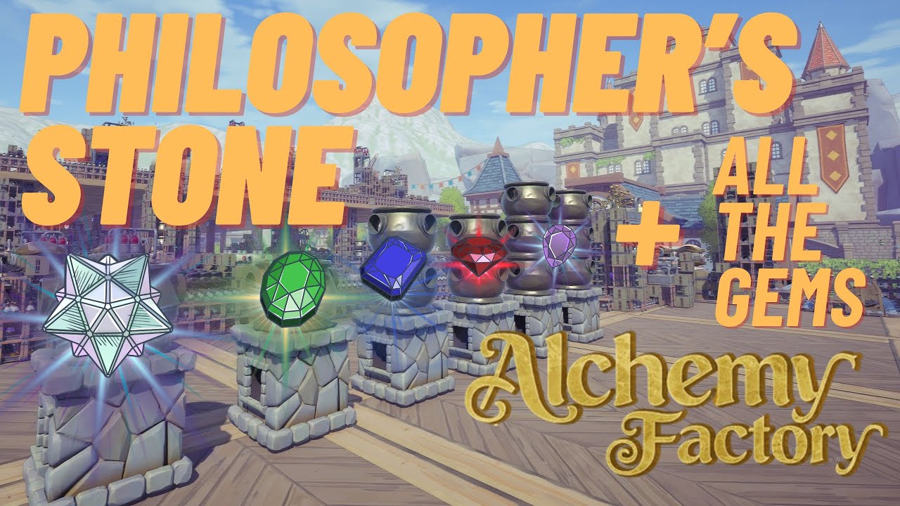 I Built the ULTIMATE Alchemy Factory and Made a Philosopher's Stone!