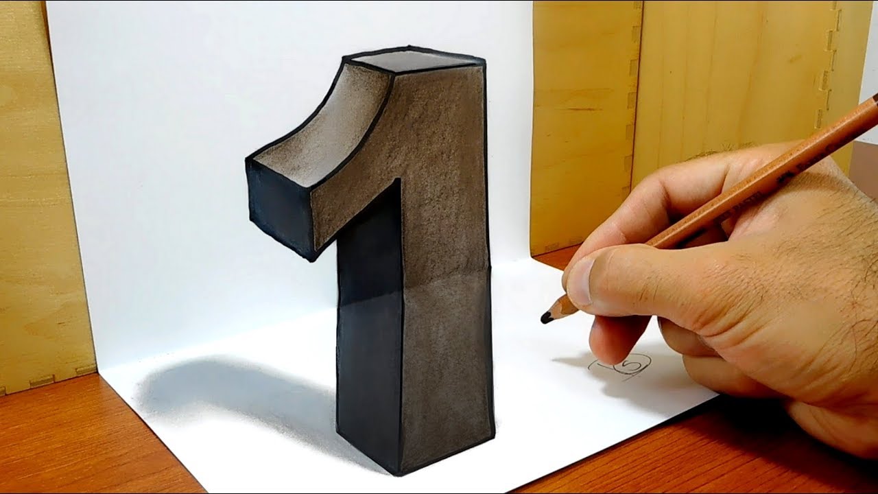 3D Trick Art on Paper, Number 