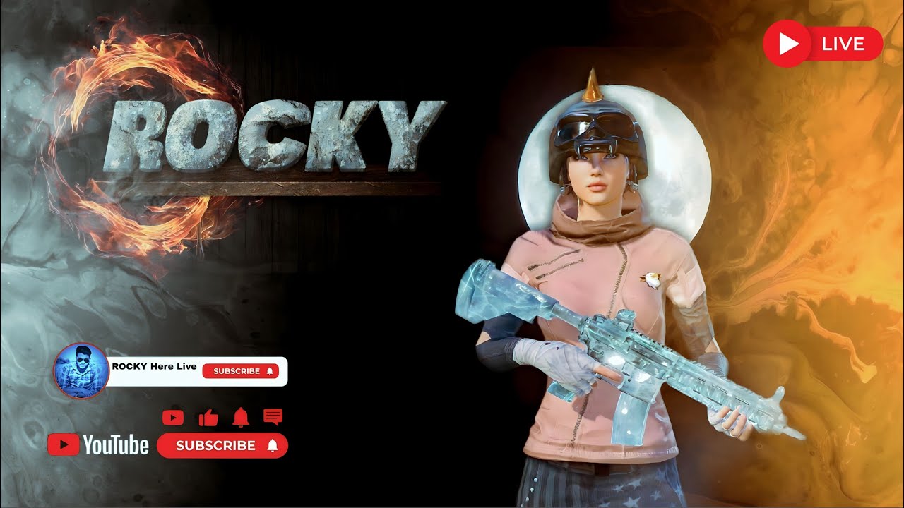 BGMI KANNADA LIVE  GAMEPLAY  @BattlegroundsMobile_IN @rockyherelive97