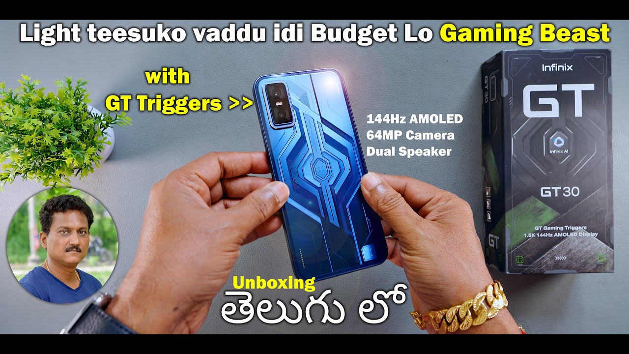 Infinix GT30 5g 😱 Budget Lo Gaming Beast Unboxing in Telugu...